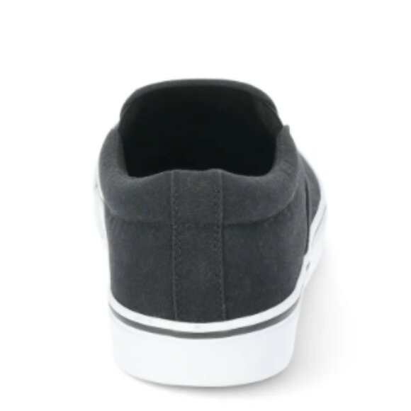 Men's No Boundaries Clinton Slip On Sneaker Size 11M, Black/White - Picture 2 of 5